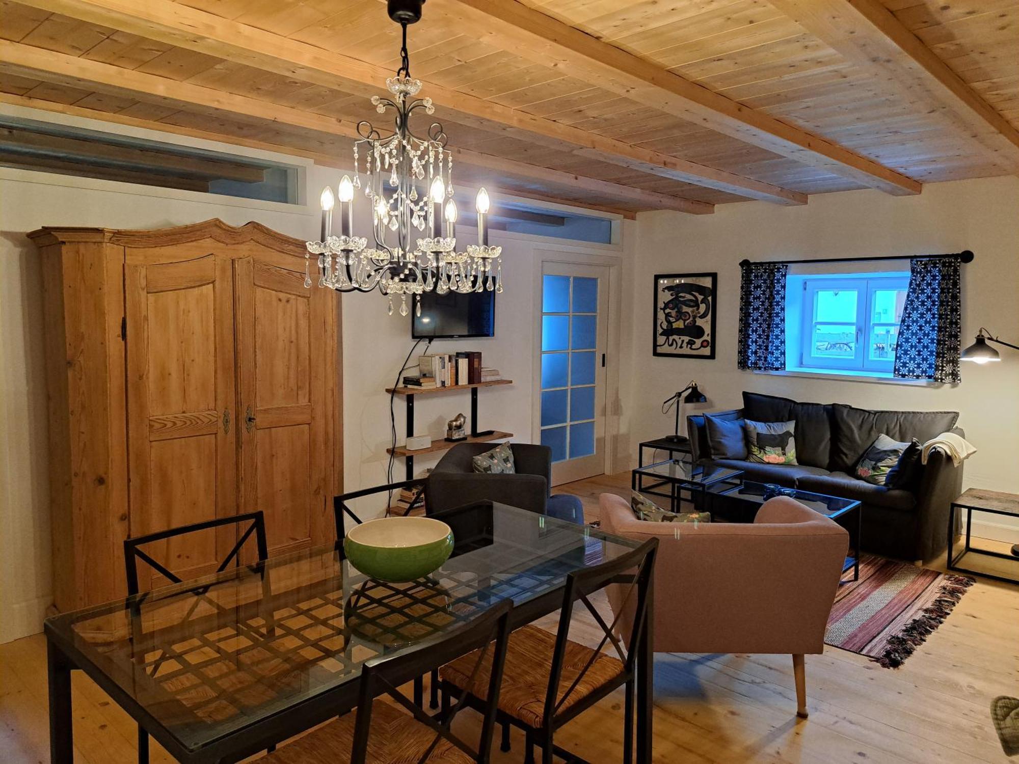 Neu! Ferienwohnungen Im Lueftlmalereck, Hennalahaus 오버아머가우 외부 사진